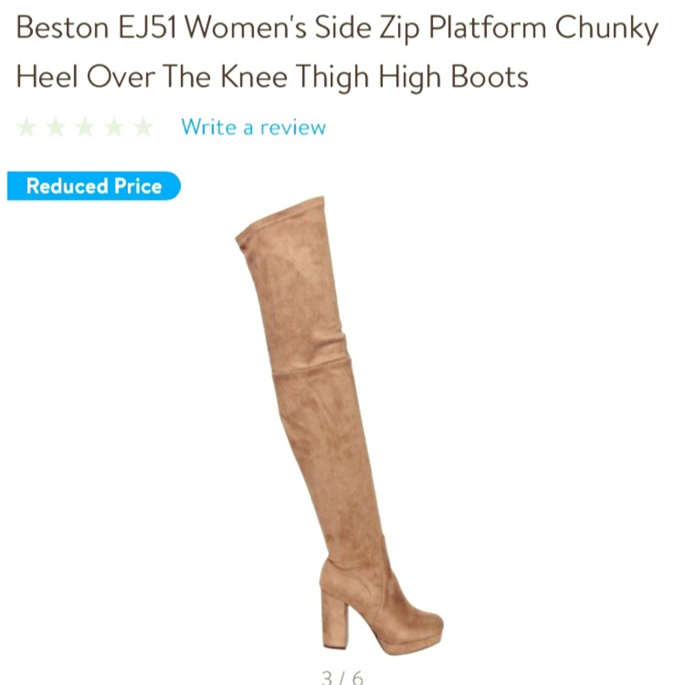 Over the knee thigh high boots